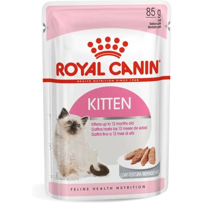 Royal Canin Kitten Loaf in Sauce - 85g, 12 Pouches Royal Canin Kitten Loaf in Sauce - 85g, 12 Pouches
