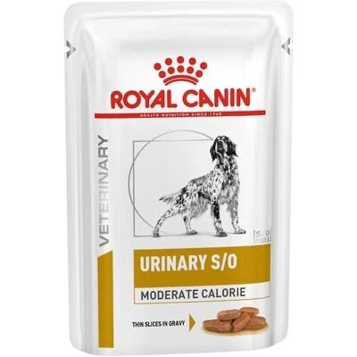 Royal Canin Veterinary Urinary S/O Calorie Moderata Pezzi in Salsa Cibo Umido per Cani 100g Royal Canin Veterinary Urinary S/O Calorie Moderata Pezzi in Salsa Cibo Umido per Cani 100g