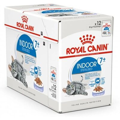 Royal Canin Indoor Sterilised 7+ w galaretce - Wielokrotny zakup: 48 x 85g Royal Canin Indoor Sterilised 7+ w galaretce - Wielokrotny zakup: 48 x 85g
