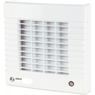 Siku 125 AZTL Exhaust Fan - Wall-mounted, Automatic Louver, 185 m³/h Siku 125 AZTL Exhaust Fan - Wall-mounted, Automatic Louver, 185 m³/h