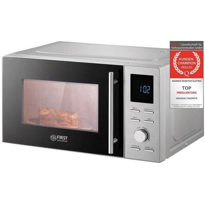 Micro-ondes First Austria FA-5002-3 Inox 20L avec Grill - Publicité Micro-ondes First Austria FA-5002-3 Inox 20L avec Grill - Publicité