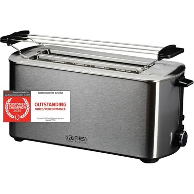 Grille-pain Inox 4 fentes First Austria FA-5367-5 - Type de produit - Publicité Grille-pain Inox 4 fentes First Austria FA-5367-5 - Type de produit - Publicité