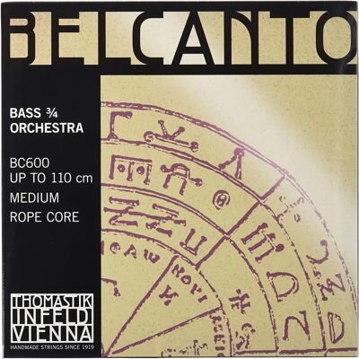 Cordes pour contrebasse Thomastik-Infeld - Ensemble Belcanto 3/4 Cordes pour contrebasse Thomastik-Infeld - Ensemble Belcanto 3/4