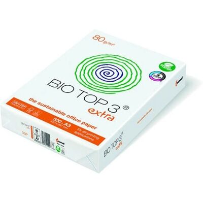 Mondi Bio Top 3 A3 Druckerpapiere - FSC, 500 Blatt Mondi Bio Top 3 A3 Druckerpapiere - FSC, 500 Blatt