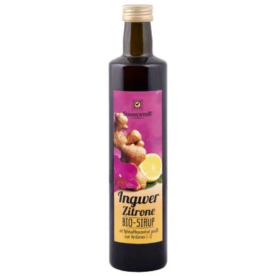Sonnentor Ingwer Zitrone Bio 500ml Dessert Sirup Sonnentor Ingwer Zitrone Bio 500ml Dessert Sirup