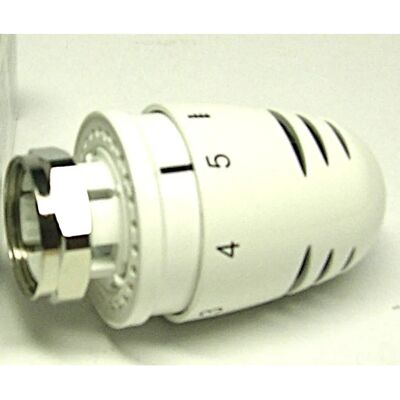 Herz Mini Tête Thermostatique - Capteur liquide, Protection contre le gel, 6-28°C, Goupilles de verrouillage - Tête Thermostatique - Publicité Herz Mini Tête Thermostatique - Capteur liquide, Protection contre le gel, 6-28°C, Goupilles de verrouillage - Tête Thermostatique - Publicité