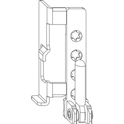 Maco - AS Falzecklagerband ÜV 12/18 - 12 mm Falzluft - 18 mm Überschlag - Door hardware Maco - AS Falzecklagerband ÜV 12/18 - 12 mm Falzluft - 18 mm Überschlag - Door hardware