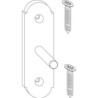 Maco - RUSTICO 57054 - Schwarz - 115x35 mm - Support plate Maco - RUSTICO 57054 - Schwarz - 115x35 mm - Support plate