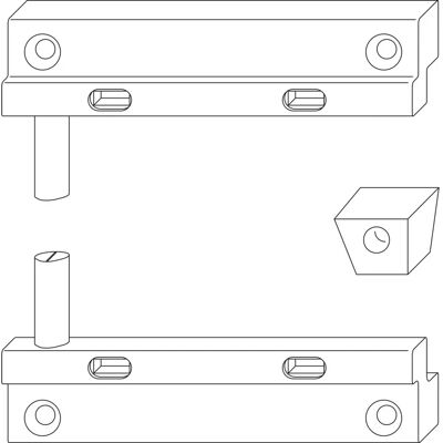 MACO - RUSTICO - Schwarz - 20 mm - Lockset MACO - RUSTICO - Schwarz - 20 mm - Lockset