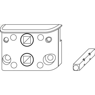Maco - DM-3.5 - Falzluft 4mm - Überschlag 15mm - Türbeschlag Maco - DM-3.5 - Falzluft 4mm - Überschlag 15mm - Türbeschlag