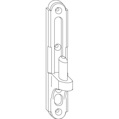 Maco - RUSTICO Ladenplattenkloben MV - B25mm - Negro - Door hardware Maco - RUSTICO Ladenplattenkloben MV - B25mm - Negro - Door hardware