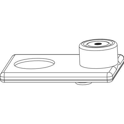 Maco - 57425 - verzinkter Stahl - glatte - Türbeschlag Maco - 57425 - verzinkter Stahl - glatte - Türbeschlag