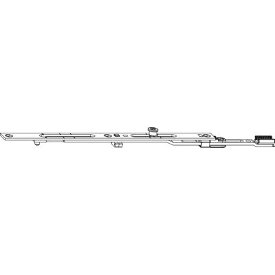 Maco - MM Stulpverlängerung - 235 mm - Silber - Door hinge Maco - MM Stulpverlängerung - 235 mm - Silber - Door hinge