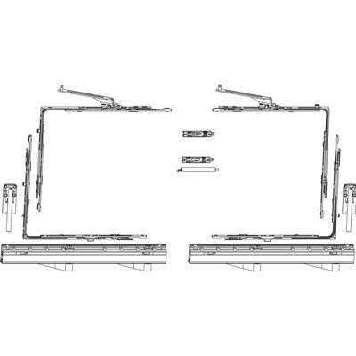 Maco - SKB-Z - Silber - Versatz 13 mm - Türbeschlag Maco - SKB-Z - Silber - Versatz 13 mm - Türbeschlag