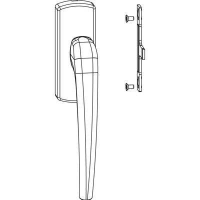 Maco - SKB-Z - links - Aluminium - Möbelgriff Maco - SKB-Z - links - Aluminium - Möbelgriff