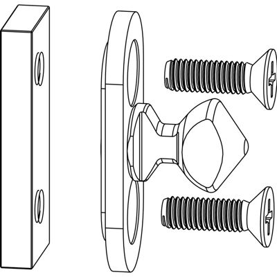 MACO 103261 - verzinkter Stahl silber - Türbeschlag MACO 103261 - verzinkter Stahl silber - Türbeschlag