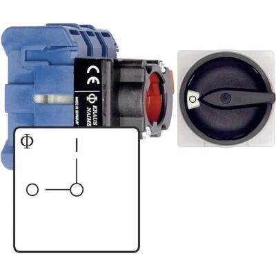 Kraus & Naimer KG32B.T103/01.FT2 Disconnector - 32A, Black, 90° Kraus & Naimer KG32B.T103/01.FT2 Disconnector - 32A, Black, 90°