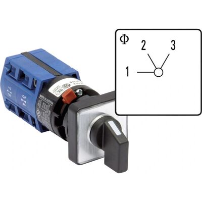 Kraus & Naimer CG4.A230.FS2 Drehschalter - 10A, 2x60°, IP66 Kraus & Naimer CG4.A230.FS2 Drehschalter - 10A, 2x60°, IP66