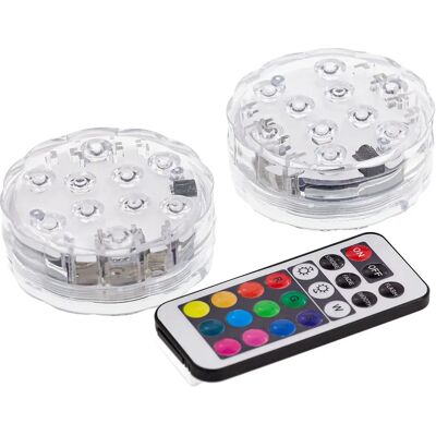 buttinette - LED Maxi-Lichter - Farbwechsel - 2er Set - LED light buttinette - LED Maxi-Lichter - Farbwechsel - 2er Set - LED light