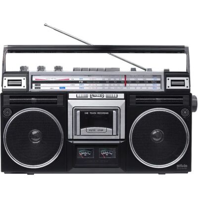 Silva Schneider PCR 1980 BT - Lecteur cassette avec Bluetooth, USB, FM/AM, Enregistrement - Publicité Silva Schneider PCR 1980 BT - Lecteur cassette avec Bluetooth, USB, FM/AM, Enregistrement - Publicité