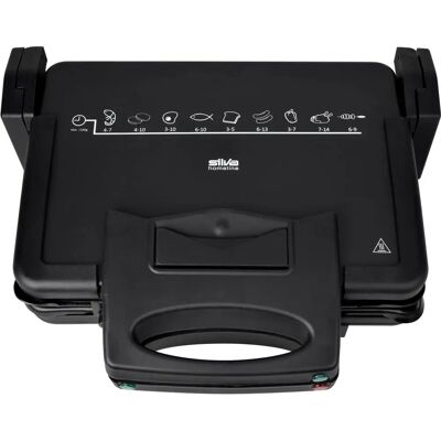Silva Homeline KG 2410 Elektrisch contactgrill - Non-stick, Vouwbaar, Licht Silva Homeline KG 2410 Elektrisch contactgrill - Non-stick, Vouwbaar, Licht