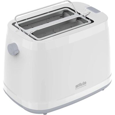 Silva Homeline TA 2302 Weiß Toaster mit Brötchenaufsatz Silva Homeline TA 2302 Weiß Toaster mit Brötchenaufsatz
