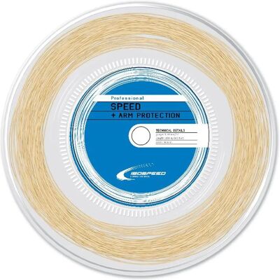 Iso-Speed Profi Tennis-Saiten - 200m Natur 1.20mm Iso-Speed Profi Tennis-Saiten - 200m Natur 1.20mm