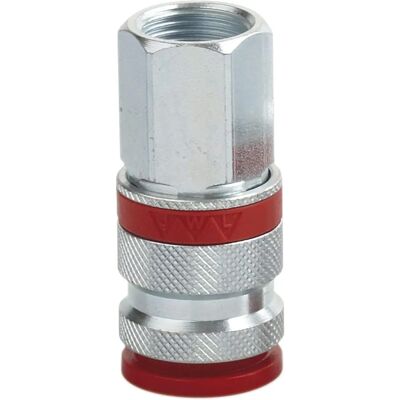 Elmag Stahlkupplung Serie 520 - 1/2" Innengewinde - Druckluftkupplung Elmag Stahlkupplung Serie 520 - 1/2" Innengewinde - Druckluftkupplung