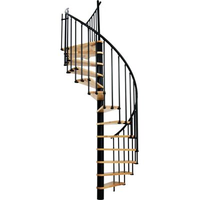 Minka - Spindeltreppe Berlin - Schwarz - Buche Stufen - Spiral staircase Minka - Spindeltreppe Berlin - Schwarz - Buche Stufen - Spiral staircase
