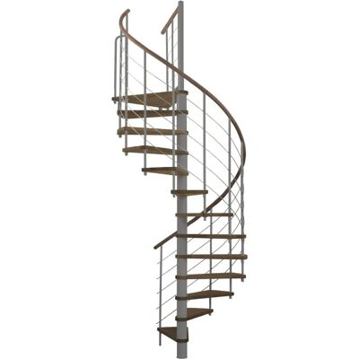 MINKA Venezia Spiraltreppe - Innenraum Walnuss - 12 Stufen MINKA Venezia Spiraltreppe - Innenraum Walnuss - 12 Stufen