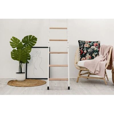 Minka Platzspartreppe - 290cm Max. Höhe, Buche Weiß Minka Platzspartreppe - 290cm Max. Höhe, Buche Weiß