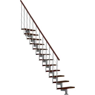 Minka Modell 304cm Walnuss Moderne Raumspartreppe Minka Modell 304cm Walnuss Moderne Raumspartreppe