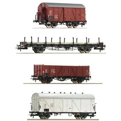 Zestaw wagonów Roco PKP Gklm/kkp/e/icr - Model Kolejowy - Skala H0 Zestaw wagonów Roco PKP Gklm/kkp/e/icr - Model Kolejowy - Skala H0