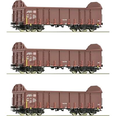 Roco 6600131 Modeltreinen Wagons - Set van 3 open goederenwagons Roco 6600131 Modeltreinen Wagons - Set van 3 open goederenwagons