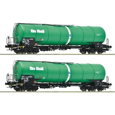 Roco 6600147 Modelljärnväg skala HO - Set med 2 tankvagnar Roco 6600147 Modelljärnväg skala HO - Set med 2 tankvagnar