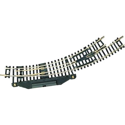 Fleischmann 22273 N buet sporskifte - Holdbart, Elektrisk, Venstre Fleischmann 22273 N buet sporskifte - Holdbart, Elektrisk, Venstre