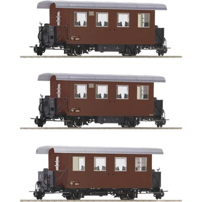 Roco Modellbahnwagen - HOe Schmalspurgüterwagen-Set (3 Stück) - Österreichische Bundesbahnen Roco Modellbahnwagen - HOe Schmalspurgüterwagen-Set (3 Stück) - Österreichische Bundesbahnen
