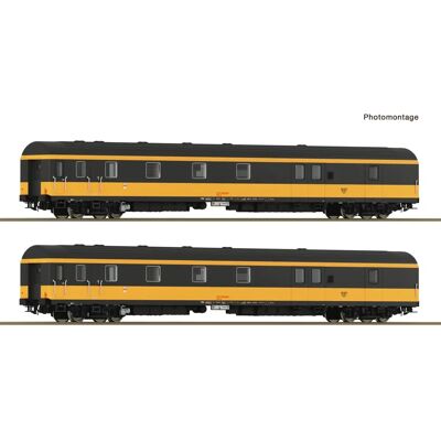 Roco 6210188 Modelljärnväg - HO Skala, Färdigmonterad, 2 Postvagnar Roco 6210188 Modelljärnväg - HO Skala, Färdigmonterad, 2 Postvagnar