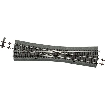 H0 Modelljärnvägsdel - Dubbelt DKW10-brytare - 345mm H0 Modelljärnvägsdel - Dubbelt DKW10-brytare - 345mm