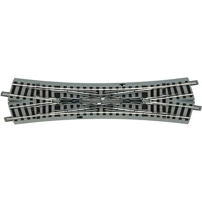 Roco Voie Ferroviaire H0 avec Croisement Double - 200mm Roco Voie Ferroviaire H0 avec Croisement Double - 200mm