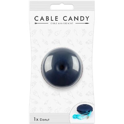 Cable Candy Donut Bleu - Organisateur de câbles - Publicité Cable Candy Donut Bleu - Organisateur de câbles - Publicité