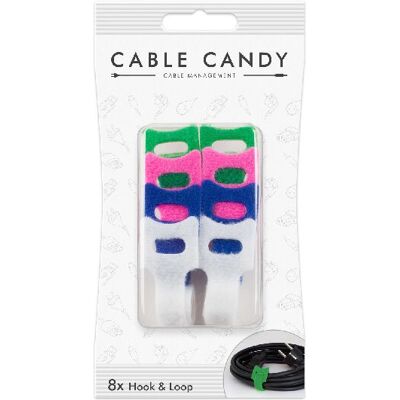 Cable Candy Organisateur de câbles multicolore - Garde les câbles ordonnés - Publicité Cable Candy Organisateur de câbles multicolore - Garde les câbles ordonnés - Publicité