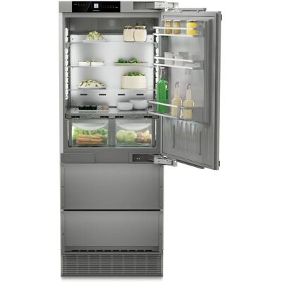 Liebherr ECBNE7870 - Argent - Congélateur combiné encastrable - Publicité Liebherr ECBNE7870 - Argent - Congélateur combiné encastrable - Publicité