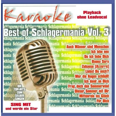 Karaokefun.cc VA - Best of Schlagermania Vol.3 - Karaoke - 1 CD - 41 Min - Musikalbum Karaokefun.cc VA - Best of Schlagermania Vol.3 - Karaoke - 1 CD - 41 Min - Musikalbum