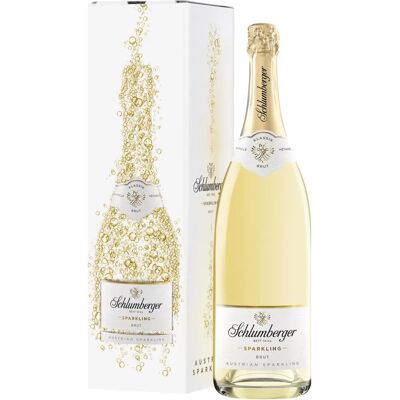 Schlumberger Sparkling Jahrgangssekt Brut Methusalem - Vin Mousseux - Publicité Schlumberger Sparkling Jahrgangssekt Brut Methusalem - Vin Mousseux - Publicité