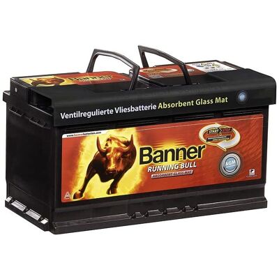 Banner Running Bull AGM 12V 92Ah ABSORBING GLASS (59201) - Publicité Banner Running Bull AGM 12V 92Ah ABSORBING GLASS (59201) - Publicité