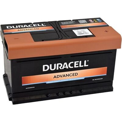 Duracell - DA80 - 80Ah - 700A - Car Battery Duracell - DA80 - 80Ah - 700A - Car Battery