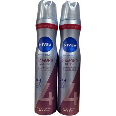 Nivea Diamond Gloss Hair Spray - Hairspray for Women Nivea Diamond Gloss Hair Spray - Hairspray for Women