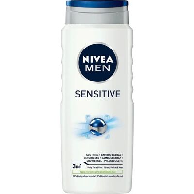 Nivea - Sensitive dusgel för män 500ml Nivea - Sensitive dusgel för män 500ml
