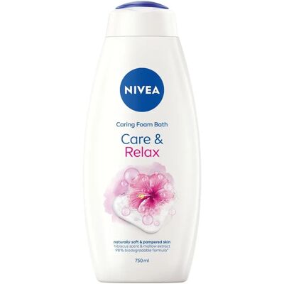 Nivea Care & Relax 2-in-1 Badeschumel und Duschgel - 750ml Nivea Care & Relax 2-in-1 Badeschumel und Duschgel - 750ml